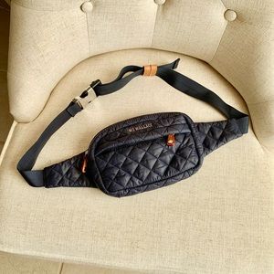 MZ Wallace Small Belt Bag in Navy